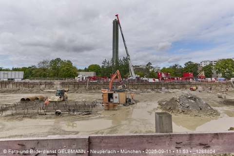 Baustelle Alexisquartier und BayernHeim in Neuperlach Baustelle Alexisquartier und BayernHeim in Neuperlach