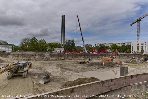Baustelle Alexisquartier und BayernHeim in Neuperlach Baustelle Alexisquartier und BayernHeim in Neuperlach