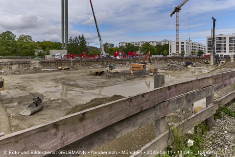 Baustelle Alexisquartier und BayernHeim in Neuperlach Baustelle Alexisquartier und BayernHeim in Neuperlach