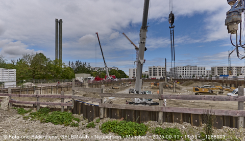 Baustelle Alexisquartier und BayernHeim in Neuperlach Baustelle Alexisquartier und BayernHeim in Neuperlach