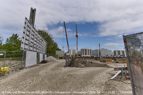 Baustelle Alexisquartier und BayernHeim in Neuperlach Baustelle Alexisquartier und BayernHeim in Neuperlach