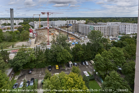Baustelle Alexisquartier und BayernHeim in Neuperlach Baustelle Alexisquartier und BayernHeim in Neuperlach