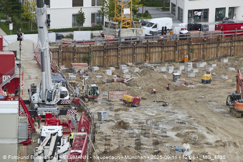 Baustelle Alexisquartier und BayernHeim in Neuperlach Baustelle Alexisquartier und BayernHeim in Neuperlach