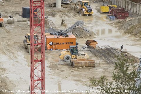 Baustelle Alexisquartier und BayernHeim in Neuperlach Baustelle Alexisquartier und BayernHeim in Neuperlach