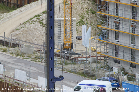 Baustelle Alexisquartier und BayernHeim in Neuperlach Baustelle Alexisquartier und BayernHeim in Neuperlach