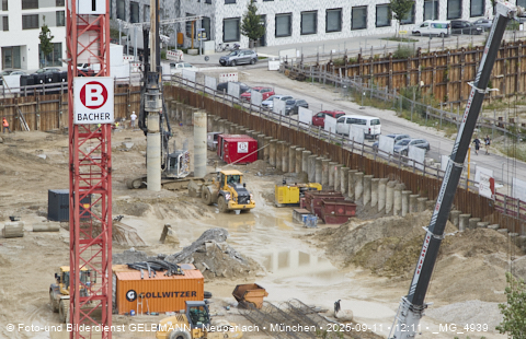 Baustelle Alexisquartier und BayernHeim in Neuperlach Baustelle Alexisquartier und BayernHeim in Neuperlach