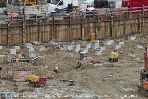 Baustelle Alexisquartier und BayernHeim in Neuperlach Baustelle Alexisquartier und BayernHeim in Neuperlach