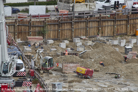 Baustelle Alexisquartier und BayernHeim in Neuperlach Baustelle Alexisquartier und BayernHeim in Neuperlach