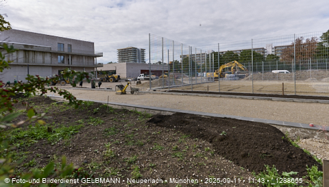 11.09.2025 - Baustelle zur Grundschule am Karl-Marx-Ring in Neuperlach