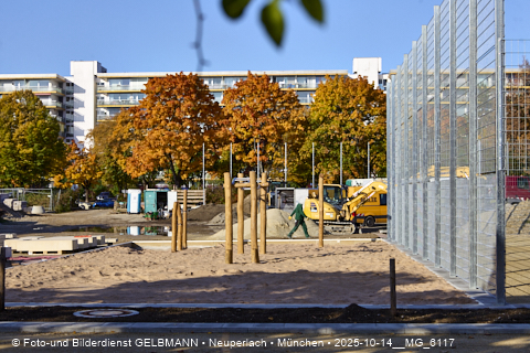 14.10.2025 - Baustelle zur Grundschule am Karl-Marx-Ring in Neuperlach