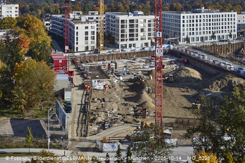 15.10.2025 - Baustelle auf dem Alexisquartier -BayernHeim und DEMOS