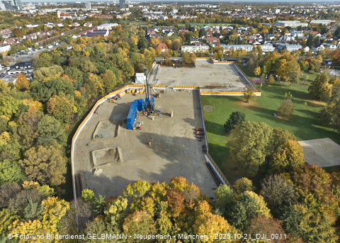 21.10.2025 - Geothermiebohrung am Ostpark und Michaelibad im Herbst 2025