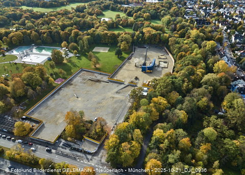 21.10.2025 - Geothermiebohrung am Ostpark und Michaelibad im Herbst 2025