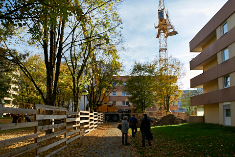 23.10.2019 - Ein Kran für den Oskar-Maria-Graf-Ring