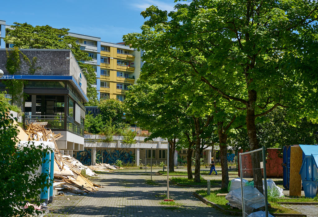 06.07.2021 - Entkernung im Quiddezentrum in Neuperlach
