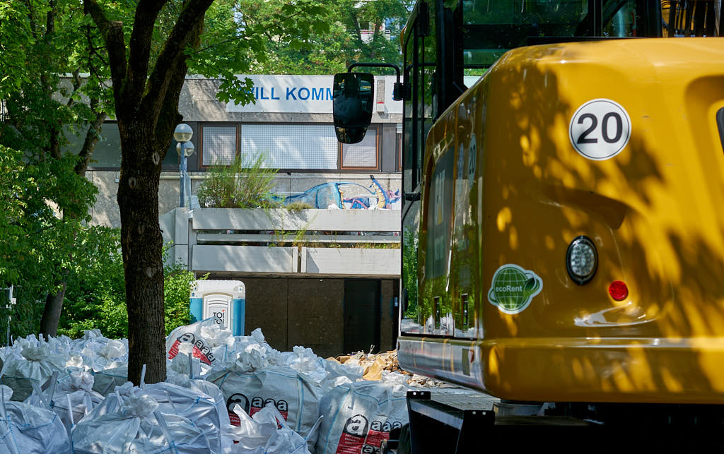 23.07.2021 - Entkernung im Quiddezentrum in Neuperlach