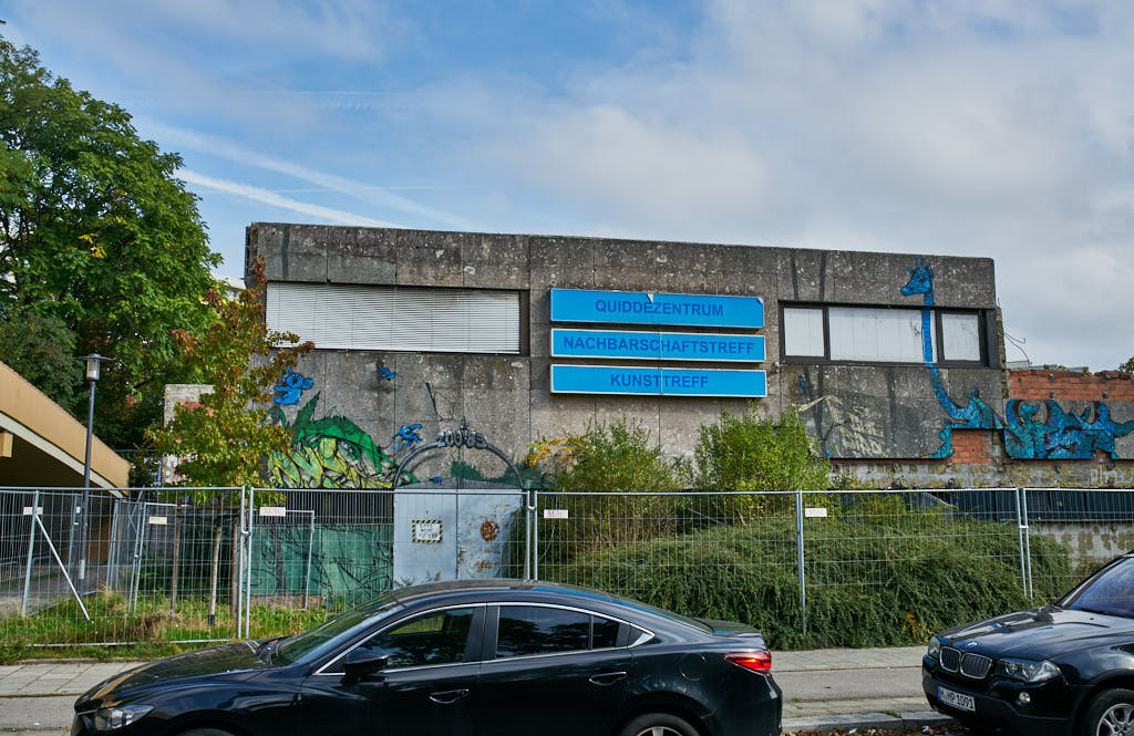 28.09.2021 - Abrissbegin des Quiddezentrums in Neuperlach