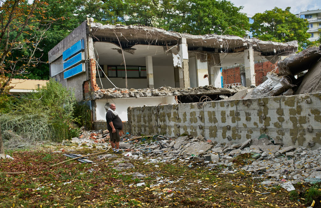 29.09.2021 - Abrissbegin des Quiddezentrums in Neuperlach