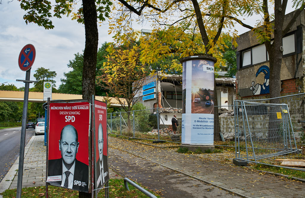 29.09.2021 - Abrissbegin des Quiddezentrums in Neuperlach