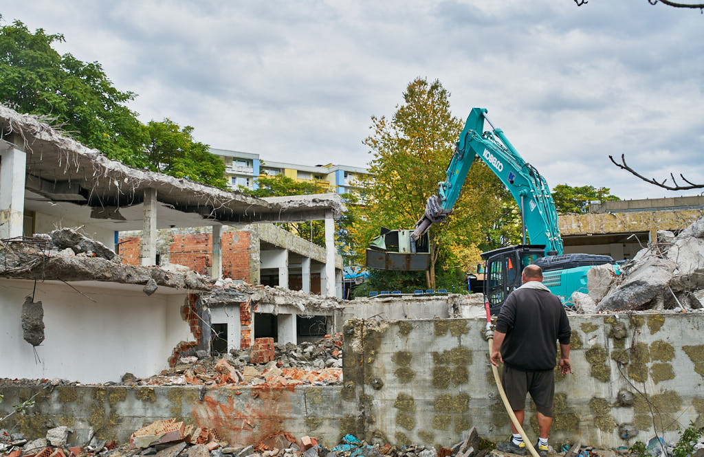 29.09.2021 - Abrissbegin des Quiddezentrums in Neuperlach
