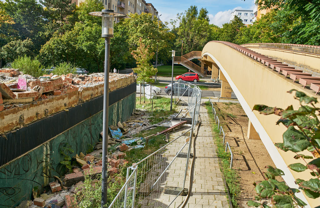 30.09.2021 - Abrissbegin des Quiddezentrums in Neuperlach