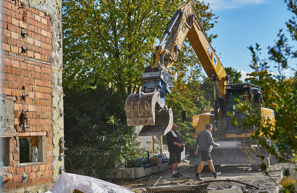 30.09.2021 - Abrissbegin des Quiddezentrums in Neuperlach
