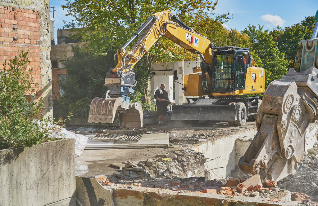 30.09.2021 - Abrissbegin des Quiddezentrums in Neuperlach