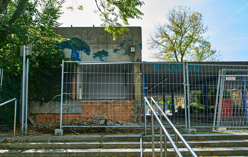 01.10.2021 - Abrissbegin des Quiddezentrums in Neuperlach