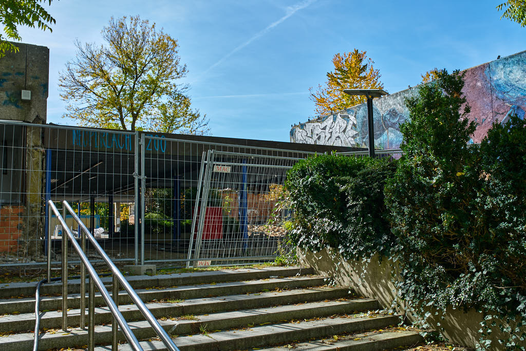 01.10.2021 - Abrissbegin des Quiddezentrums in Neuperlach