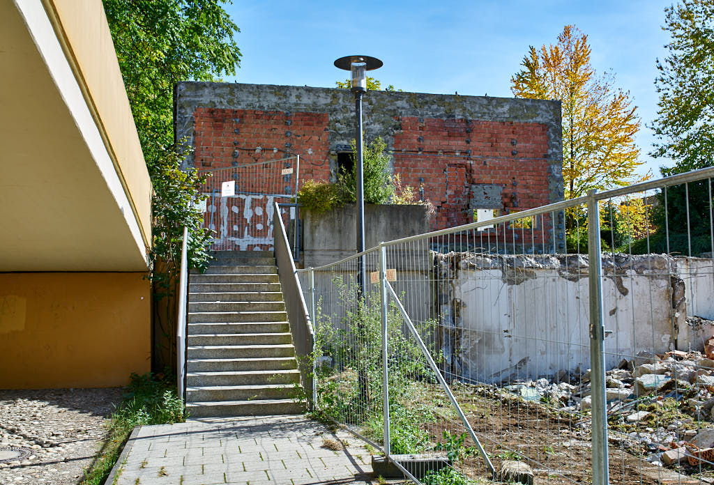 01.10.2021 - Abrissbegin des Quiddezentrums in Neuperlach