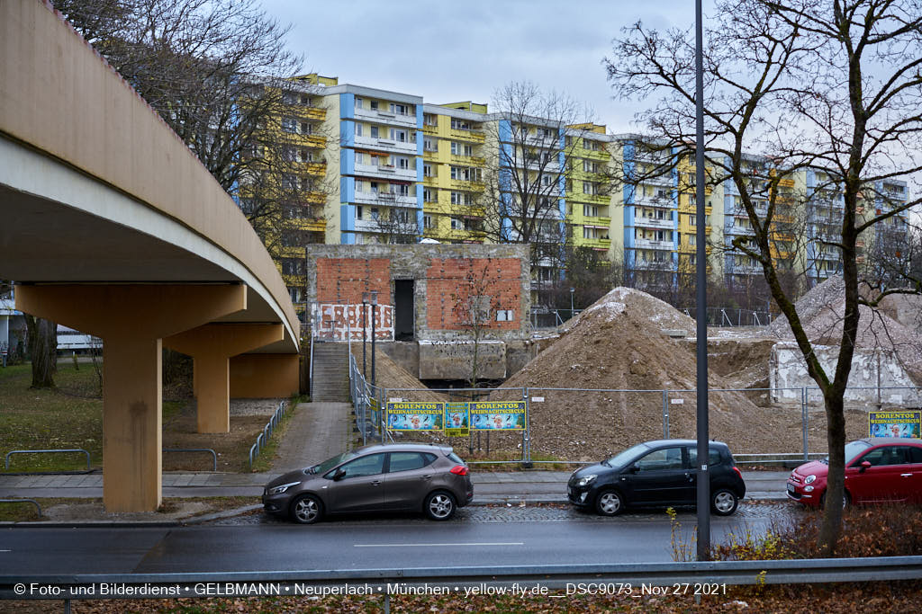27.08.2021 - Abrissbaustelle Quiddezentrum in Neuperlach