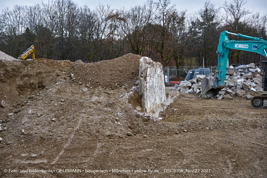 27.08.2021 - Abrissbaustelle Quiddezentrum in Neuperlach