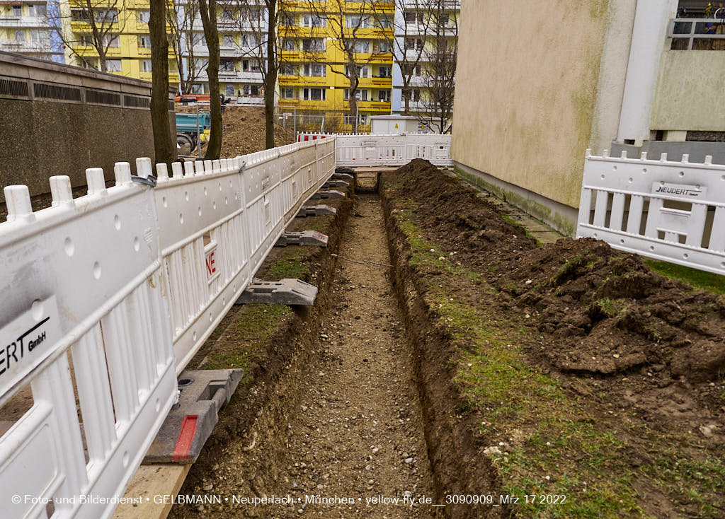 17.03.2022 - Abriss-Baustelle Quiddezentrum in Neuperlach
